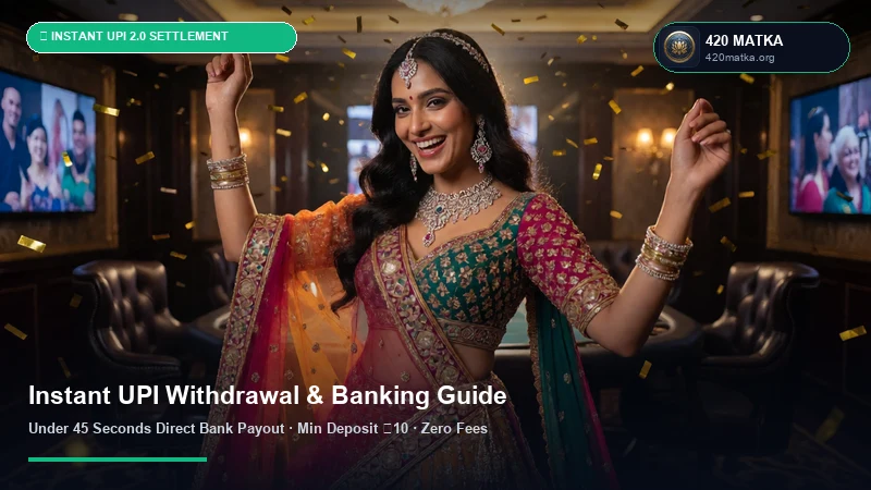 420 Matka Instant UPI Withdrawal & ₹50 INR Deposit Tutorial